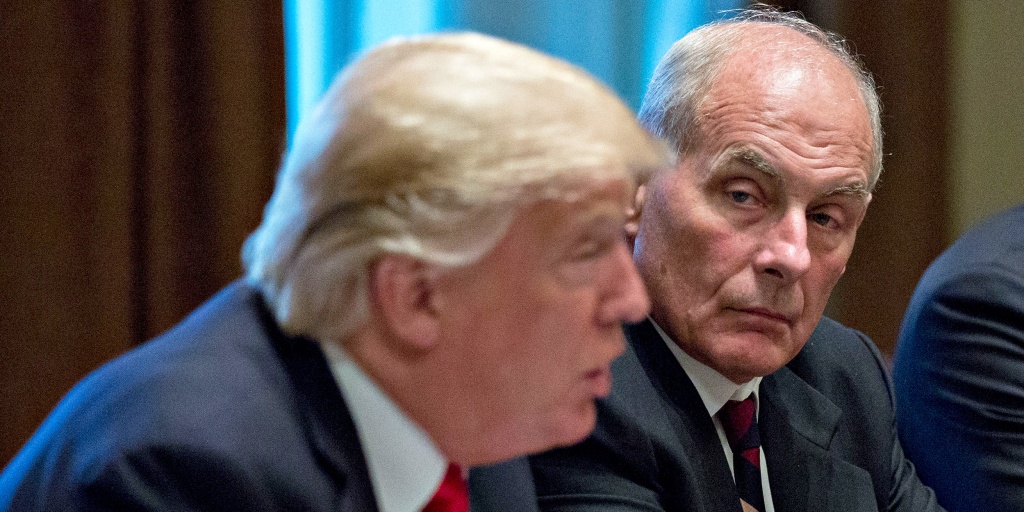 Former White House chief of staff John Kelly says Trump praised Hit...